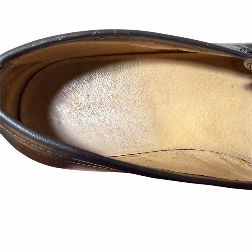 GUCCI Horsebit Moccasin Loafers 110 0158 in Black size 38 1/2 - Picture 15 of 16